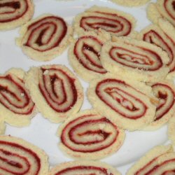 Biscuit roulé aux fraises