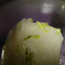 Sorbet aux deux citrons