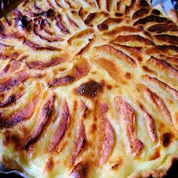 Tarte alsacienne fondante