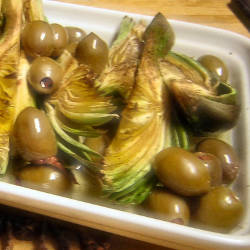 Artichaut aux olives