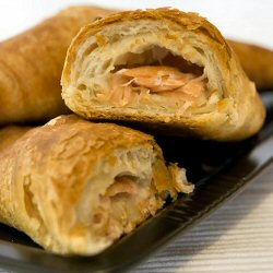 Petits croissants au saumon