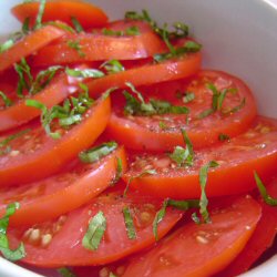 Salade de tomates à la provençale