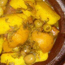 Tajine de pomme de terre aux olives