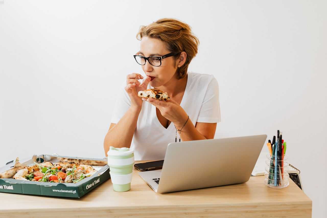 Repas équilibré au bureau