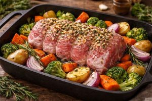 Légumes d'accompagnement pour rôti de porc