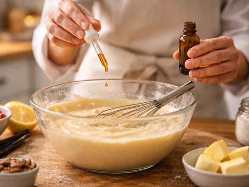 Ajout d'arôme alimentaire liquide dans une préparation